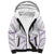 Aloha Lei Mikioi Sherpa Hoodie Purple Polynesian Tribal Tatau Pattern
