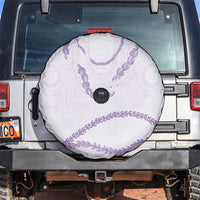 Aloha Lei Mikioi Spare Tire Cover Purple Polynesian Tribal Tatau Pattern