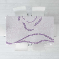 Aloha Lei Mikioi Tablecloth Purple Polynesian Tribal Tatau Pattern