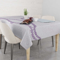Aloha Lei Mikioi Tablecloth Purple Polynesian Tribal Tatau Pattern