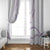 Aloha Lei Mikioi Window Curtain Purple Polynesian Tribal Tatau Pattern