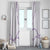 Aloha Lei Mikioi Window Curtain Purple Polynesian Tribal Tatau Pattern