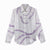 Aloha Lei Mikioi Women Casual Shirt Purple Polynesian Tribal Tatau Pattern
