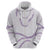 Aloha Lei Mikioi Zip Hoodie Purple Polynesian Tribal Tatau Pattern