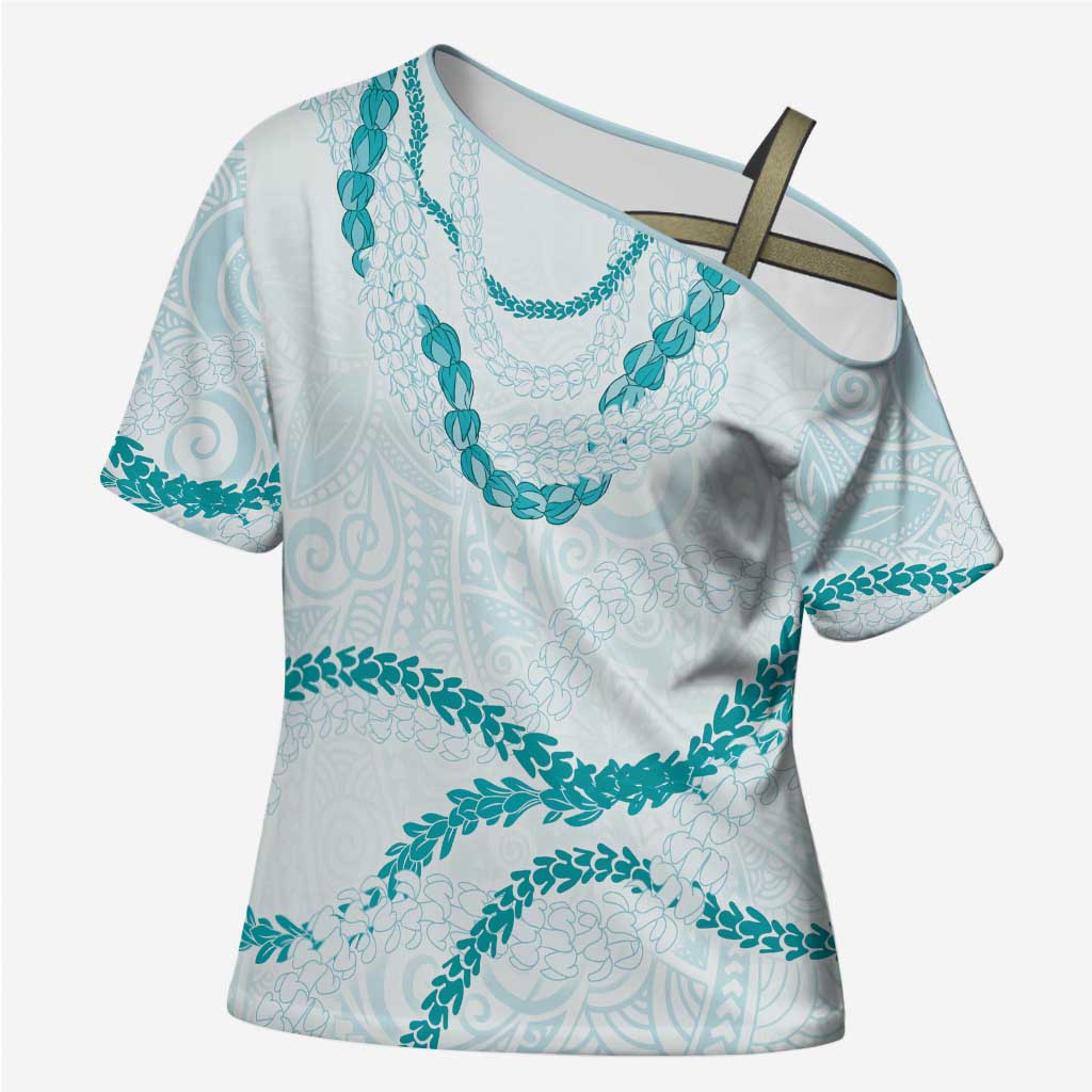 Aloha Lei Mikioi Cross Shoulder Shirt Aloha Lei Mikioi - Polynesian Pride