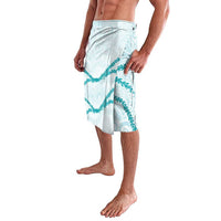 Aloha Lei Mikioi Lavalava Teal Polynesian Tribal Tatau Pattern