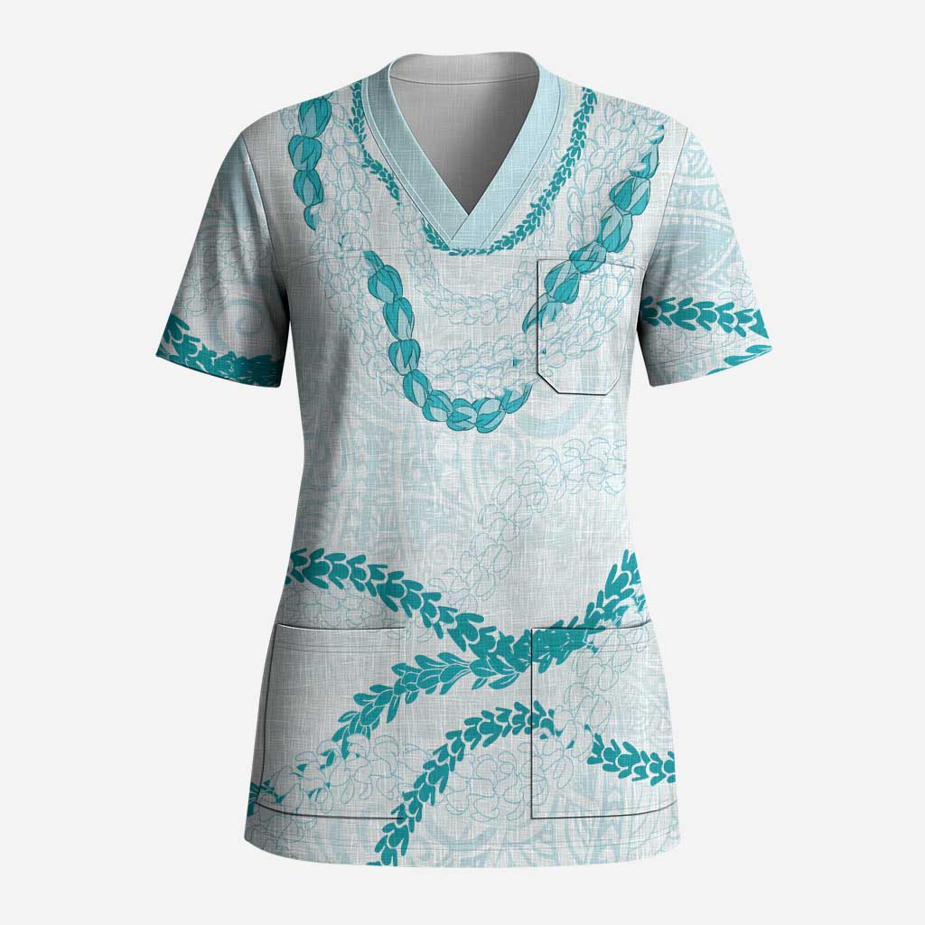 Aloha Lei Mikioi Scrub Top Aloha Lei Mikioi - Polynesian Pride