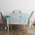 Aloha Lei Mikioi Tablecloth Teal Polynesian Tribal Tatau Pattern