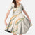 Aloha Pakalana and Puakenikeni Lei Family Matching Short Sleeve Bodycon Dress and Hawaiian Shirt Beige Hawaiian Pattern
