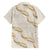 Aloha Pakalana and Puakenikeni Lei Family Matching Short Sleeve Bodycon Dress and Hawaiian Shirt Beige Hawaiian Pattern
