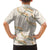 Aloha Pakalana and Puakenikeni Lei Family Matching Tank Maxi Dress and Hawaiian Shirt Beige Hawaiian Pattern