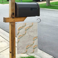 Aloha Pakalana and Puakenikeni Lei Garden Flag Beige Hawaiian Pattern