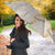 Aloha Pakalana and Puakenikeni Lei Umbrella Beige Hawaiian Pattern - Polynesian Pride