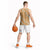 Aloha Pakalana and Puakenikeni Lei Basketball Jersey Gold Hawaiian Pattern - Polynesian Pride