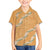Aloha Pakalana and Puakenikeni Lei Family Matching Long Sleeve Bodycon Dress and Hawaiian Shirt Gold Hawaiian Pattern