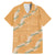 Aloha Pakalana and Puakenikeni Lei Family Matching Mermaid Dress and Hawaiian Shirt Gold Hawaiian Pattern