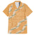 Aloha Pakalana and Puakenikeni Lei Family Matching Short Sleeve Bodycon Dress and Hawaiian Shirt Gold Hawaiian Pattern