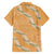 Aloha Pakalana and Puakenikeni Lei Family Matching Short Sleeve Bodycon Dress and Hawaiian Shirt Gold Hawaiian Pattern