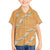Aloha Pakalana and Puakenikeni Lei Family Matching Short Sleeve Bodycon Dress and Hawaiian Shirt Gold Hawaiian Pattern