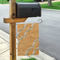 Aloha Pakalana and Puakenikeni Lei Garden Flag Gold Hawaiian Pattern