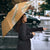 Aloha Pakalana and Puakenikeni Lei Umbrella Gold Hawaiian Pattern - Polynesian Pride