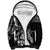 Personalised New Zealand Potae Pango Cricket Sherpa Hoodie Special Maori Hei Tiki Tribal Tattoo