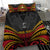 Custom Papua New Guinea Cricket Bedding Set PNG Emblem Mix Polyneisan Pattern