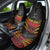 Custom Papua New Guinea Cricket Car Seat Cover PNG Emblem Mix Polyneisan Pattern