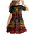 Custom Papua New Guinea Cricket Family Matching Mermaid Dress and Hawaiian Shirt PNG Emblem Mix Polyneisan Pattern