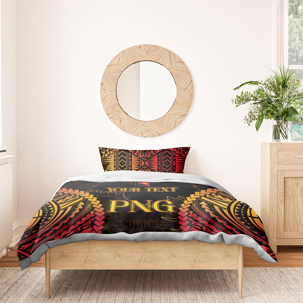 Custom Papua New Guinea Cricket Bedding Set Go Barramundis