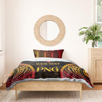 Custom Papua New Guinea Cricket Bedding Set Go Barramundis