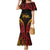 Custom Papua New Guinea Cricket Family Matching Mermaid Dress and Hawaiian Shirt Go Barramundis