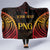 Custom Papua New Guinea Cricket Hooded Blanket Go Barramundis