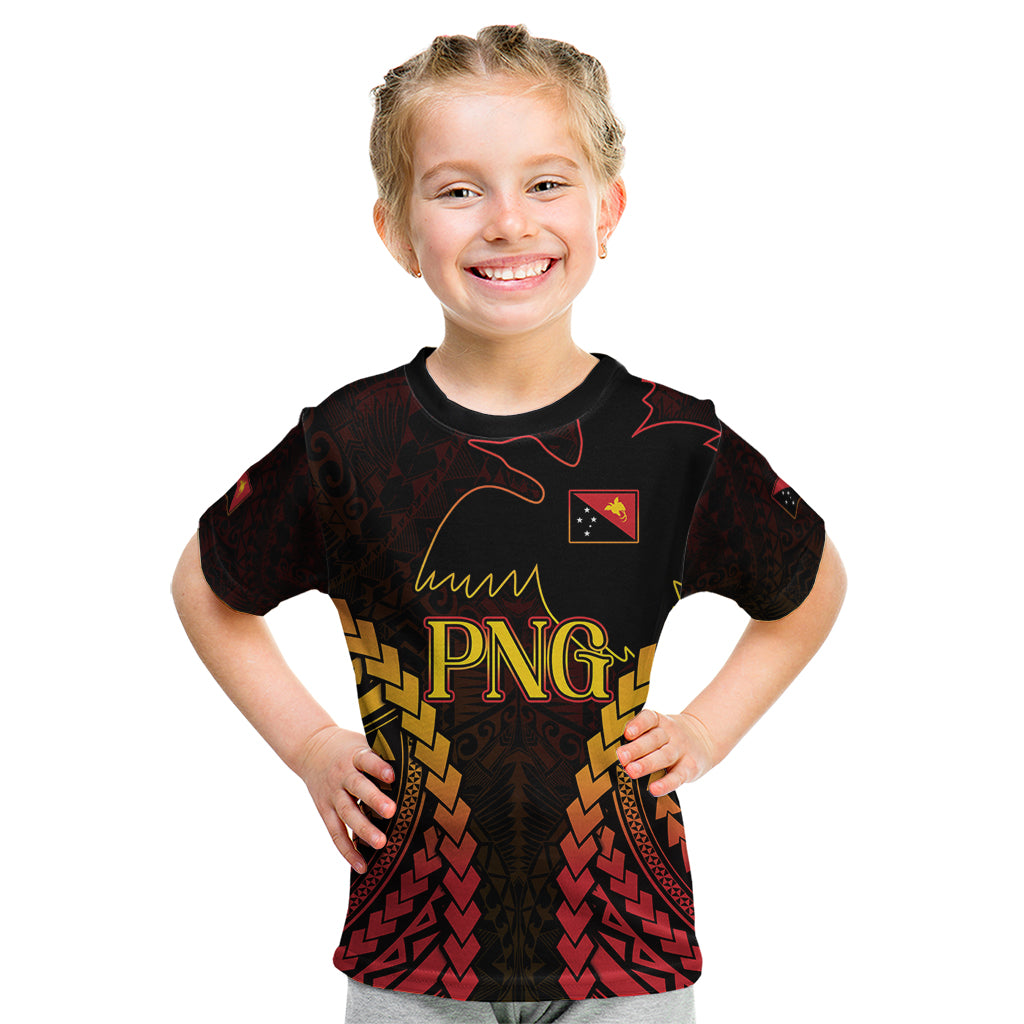 Custom Papua New Guinea Cricket Kid T Shirt Go Barramundis