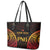 Custom Papua New Guinea Cricket Leather Tote Bag Go Barramundis