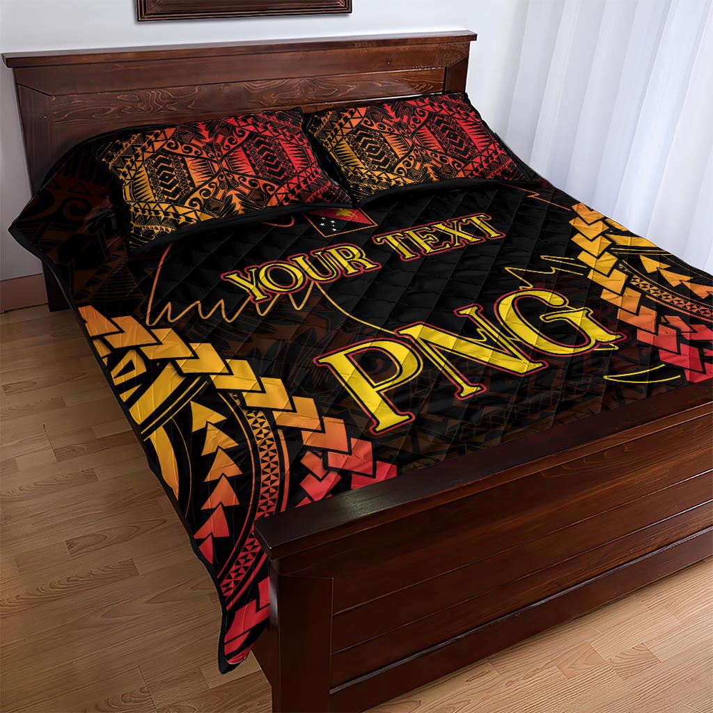Custom Papua New Guinea Cricket Quilt Bed Set Go Barramundis