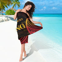 Custom Papua New Guinea Cricket Sarong Go Barramundis