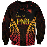 Custom Papua New Guinea Cricket Sweatshirt Go Barramundis