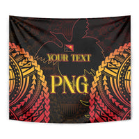 Custom Papua New Guinea Cricket Tapestry Go Barramundis LT9 - Polynesian Pride