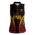 Custom Papua New Guinea Cricket Women Sleeveless Polo Shirt Go Barramundis