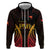 Custom Papua New Guinea Cricket Zip Hoodie Go Barramundis