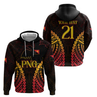 Custom Papua New Guinea Cricket Zip Hoodie Go Barramundis