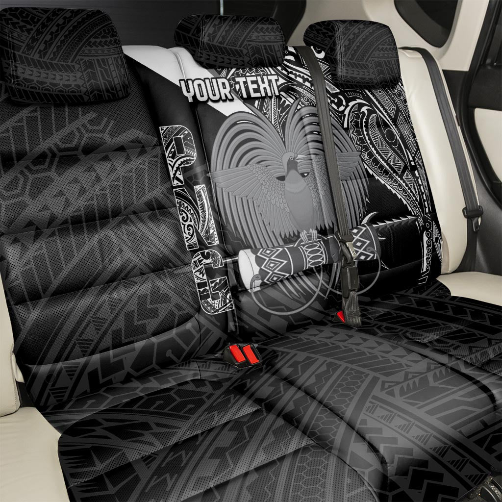 Custom Papua New Guinea Cricket Back Car Seat Cover Tribal Bird of Paradise Tattoo