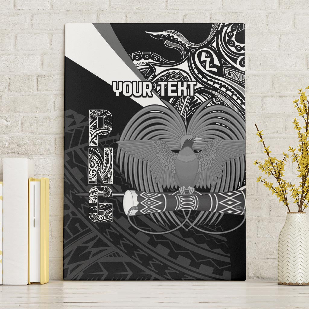 Custom Papua New Guinea Cricket Canvas Wall Art Tribal Bird of Paradise Tattoo