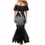Custom Papua New Guinea Cricket Family Matching Mermaid Dress and Hawaiian Shirt Tribal Bird of Paradise Tattoo