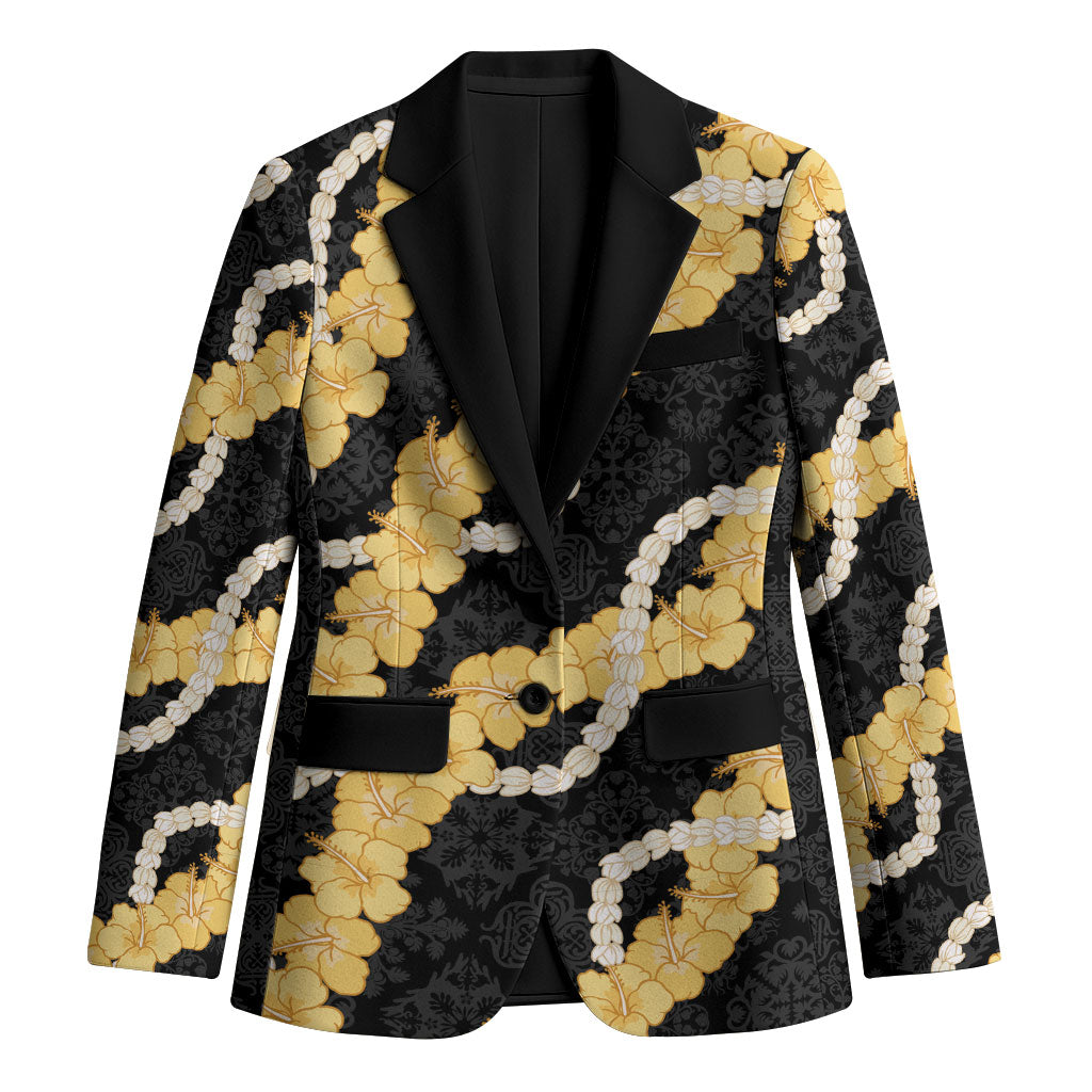 Aloha Melemele Hibiscus Pikake Lei Blazer Hawaiian Quilt Pattern