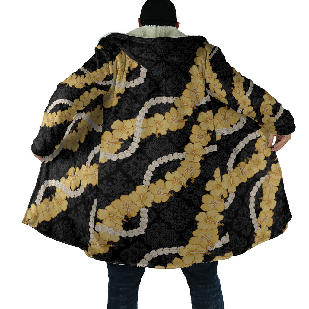 Aloha Melemele Hibiscus Pikake Lei Cloak Hawaiian Quilt Pattern LT9 - Polynesian Pride
