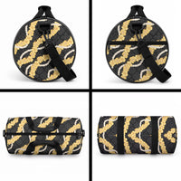 Aloha Melemele Hibiscus Pikake Lei Duffle Bag Hawaiian Quilt Pattern LT9 - Polynesian Pride
