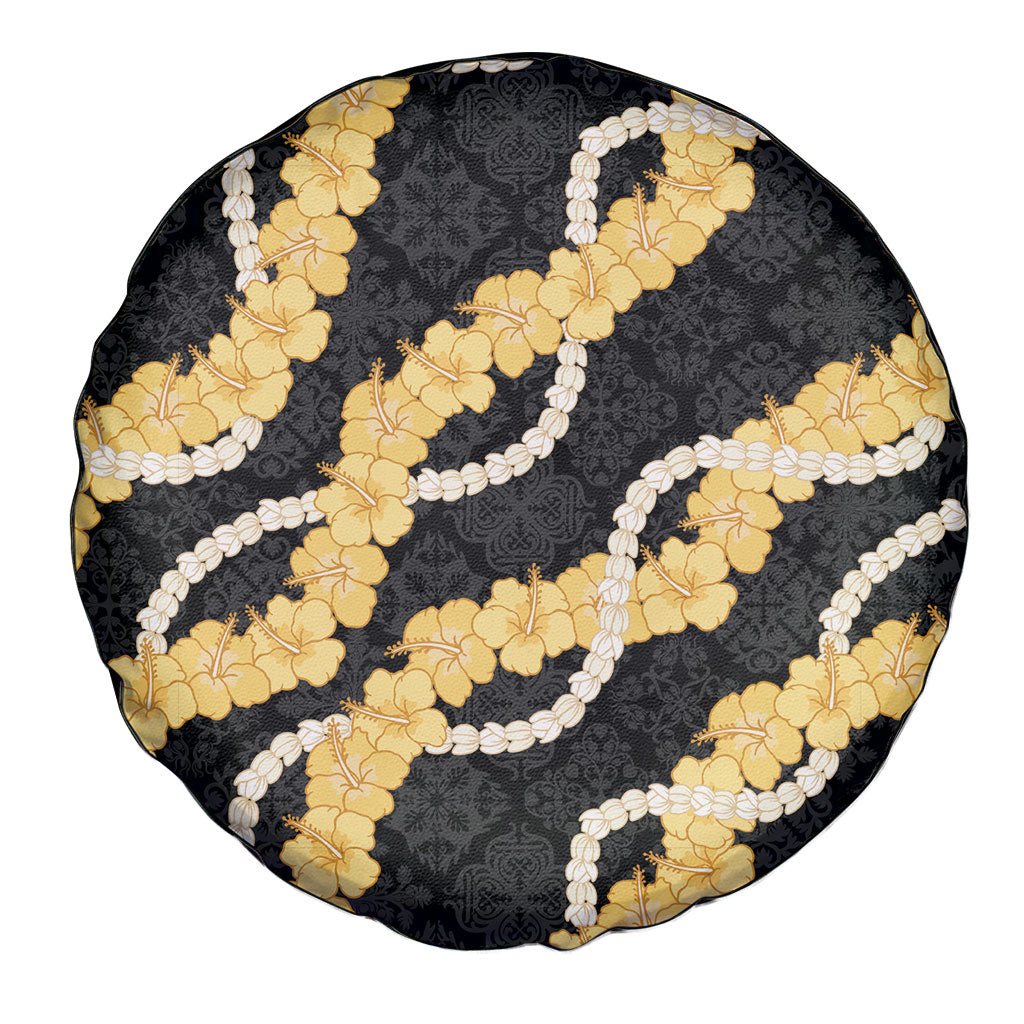 Aloha Melemele Hibiscus Pikake Lei Spare Tire Cover Hawaiian Quilt Pattern