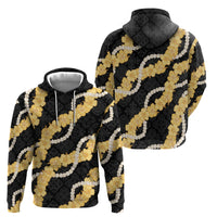 Aloha Melemele Hibiscus Pikake Lei Zip Hoodie Hawaiian Quilt Pattern LT9 - Polynesian Pride